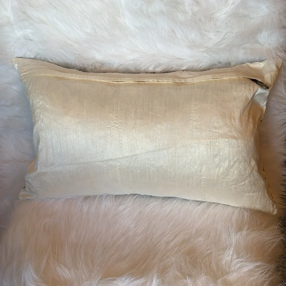 Two Pier 1 Elegant Decorative Throw Pillows Set